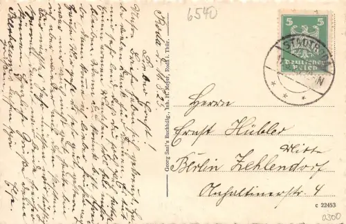 Roda Blick auf Kirche und Schloß gl1925 184.185