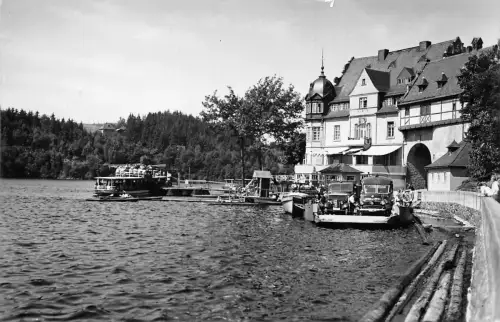 Saalburg am Stausee der Saaletalsperre gl1958 184.193