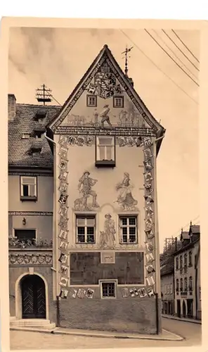 Ziegenrück a.d. Saale Giebel des historischen Rathauses gl1955 184.196