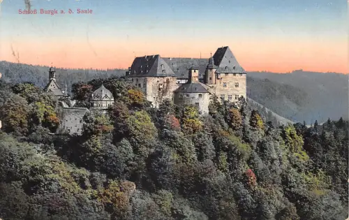 Schloß Burgk a.S. Panorama gl1919 184.204