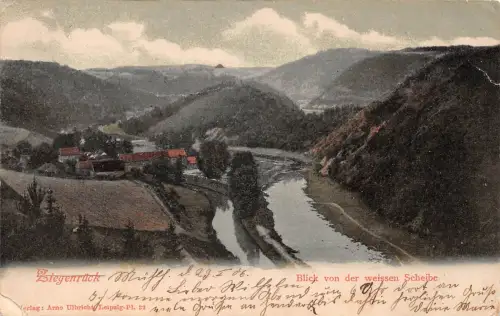 Ziegenrück Blick von der weissen Scheibe gl1906 184.199