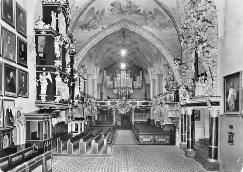 Schleiz i.Thür. Bergkirche Blick zur Orgel gl1985 184.210