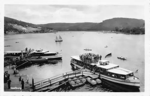 Saalburg a./S. Anlegestelle gl1964 184.218