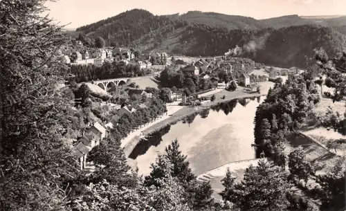 Ziegenrück a.d. Saale Blick vom Rundteil gl1964 184.228