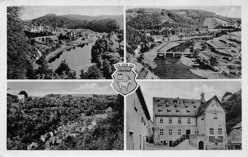 Ziegenrück a.d. Saale Mehrbildkarte gl1950 184.233