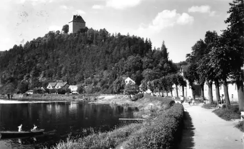 Ziegenrück a.d. Saale Teilansicht gl1974 184.264