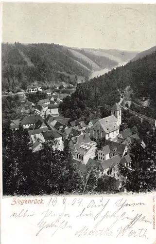 Ziegenrück a.d. Saale Panorama gl1904 184.270