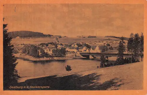 Saalburg a./S. Panorama gl1959 184.273