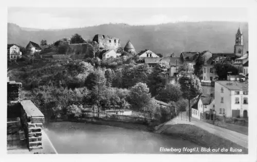 Elsterberg Blick auf die Ruine ngl 184.292
