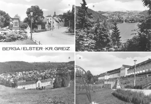 Berga/Elster Mehrbildkarte ngl 184.298