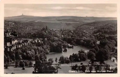 Greiz Blick vom Weißen Kreuz gl1950 184.315