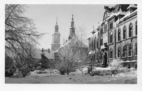 Pausa Marktplatz, Rathaus, Kirche und Gerichtshof Fotokarte ngl 184.277