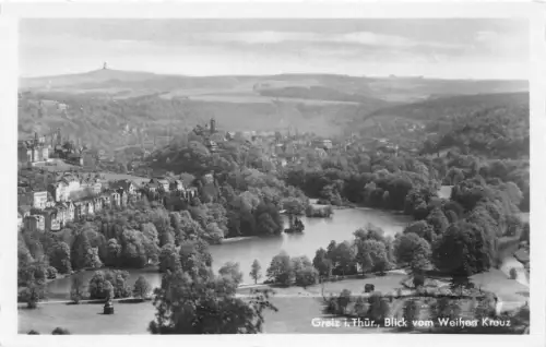Greiz Blick vom Weißen Kreuz ngl 184.332