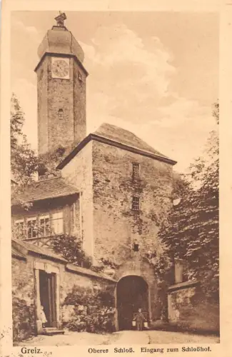 Greiz Oberes Schloß Eingang gl1924 184.351