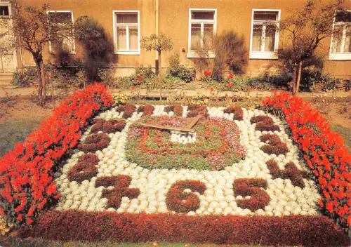 Greiz Blumenuhr im Leninpark ngl 184.347