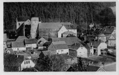 Paulinzella Blick zur FDGB-Erholungsstätte ngl 184.398