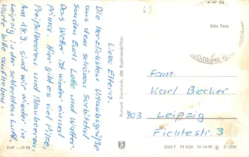 Döschnitz (Kr. Rudolstadt) Panorama gl 184.420