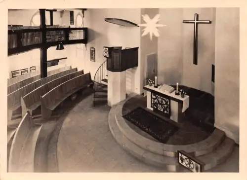 Bad Liebenstein Kirche Innenansicht Fotokarte ngl 184.459