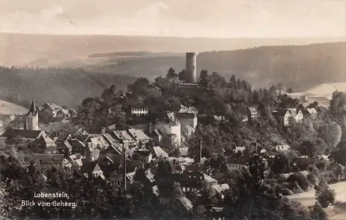 Lobenstein - Blick vom Geheeg gl1930 184.477