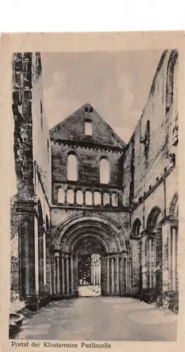 Paulinzella Klosterruine Portal ngl 184.509