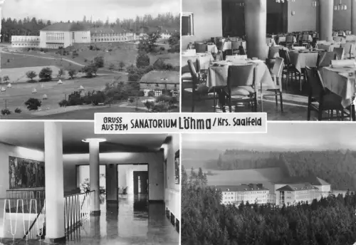 Löhma (Kr. Saalfeld) Sanatorium Mehrbildkarte gl1980 184.528
