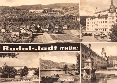 Rudolstadt Mehrbildkarte ngl 184.548