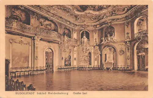 Rudolstadt Schloss Heidecksburg Gr. Saal ngl 184.559
