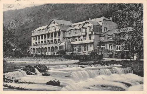 Schwarzatal Crysopras Wasserfall mit Kurhaus gl1930 184.576