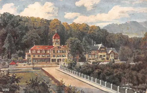 Bad Blankenburg Sanatorium Goldberg Künstlerkarte ngl 184.612