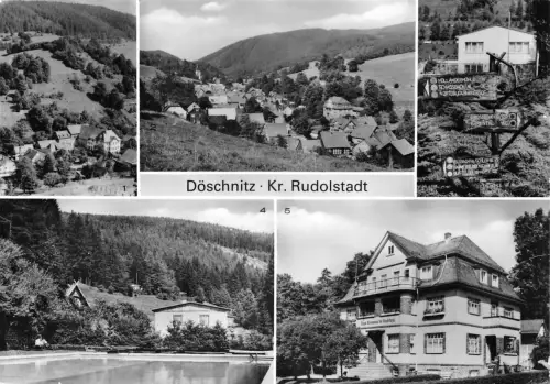 Döschnitz (Kr. Rudolstadt) Mehrbildkarte gl 184.631