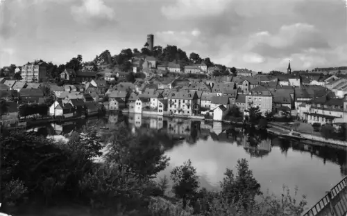 Lobenstein Blick von der Engelsburg gl1957 184.679