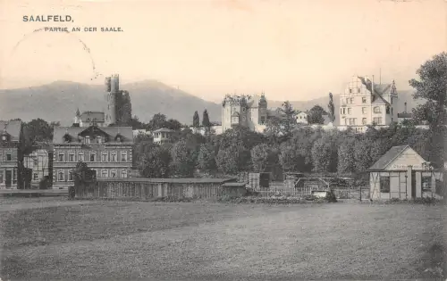 Saalfeld Partie an der Saale gl1910 184.726