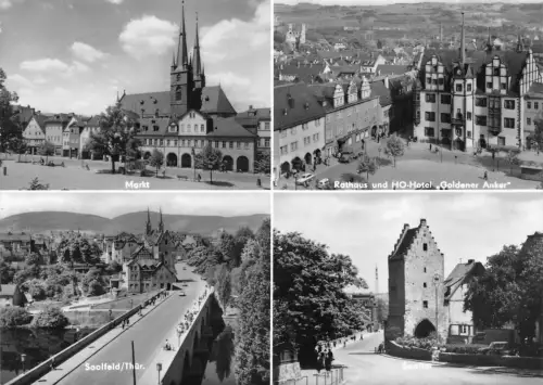 Saalfeld Mehrbildkarte gl1973 184.737