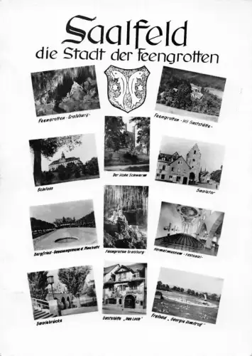 Saalfeld Mehrbildkarte ngl 184.739