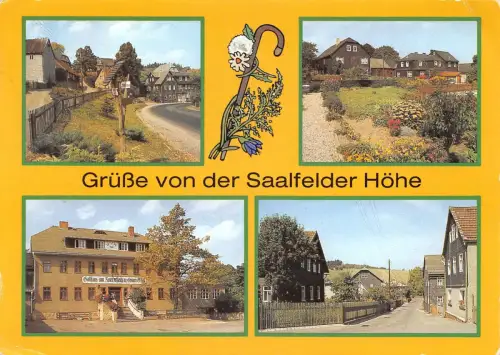 Saalfeld (Saale) Saalfelder Höhe Mehrbildkarte gl1987 184.819