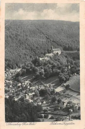 Schwarzburg - Blick vom Trippstein gl1925 184.807