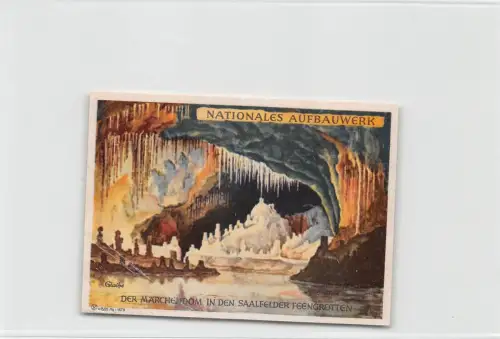 Saalfeld (Saale) Feengrotten Märchendom Sammelbild ngl 184.827