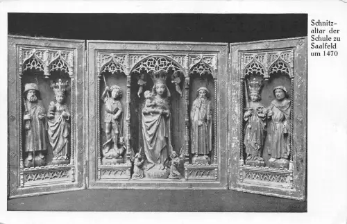 Saalfeld (Saale) Schnitzalter der Schule ngl 184.821