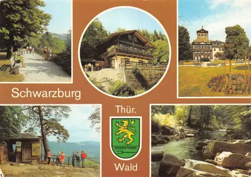 Schwarzburg (Thür.Wald) Mehrbildkarte gl1988 184.829