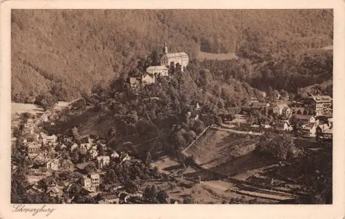 Schwarzburg (Thür.Wald) Panorama ngl 184.836