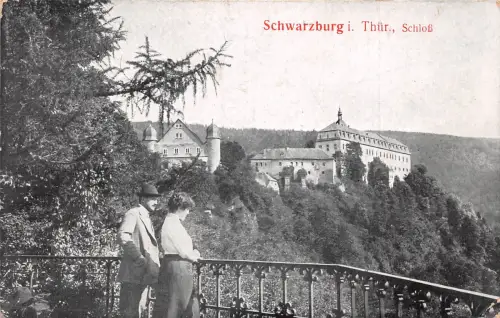 Schwarzburg (Thür.Wald) Schloß gl1913 184.835