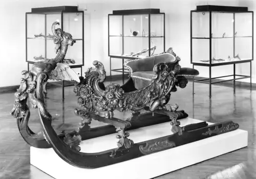 Schwarzburg (Thür.Wald) Prunkschlitten im Kaisersaal ngl 184.852