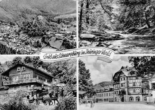 Schwarzburg (Thür.Wald) Mehrbildkarte gl1965 184.867