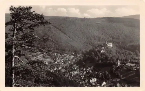Schwarzburg (Thür.Wald) Blick vom Trippstein ngl 184.866