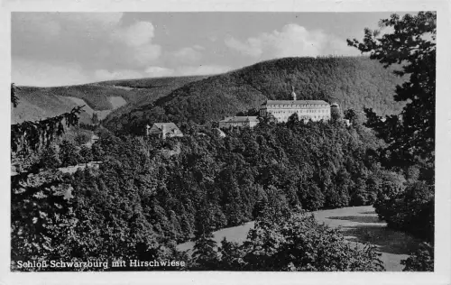 Schwarzburg (Thür.Wald) mit Hirschwiese ngl 184.884