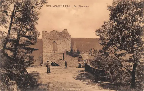 Schwarzburg (Thür.Wald) Der Eberstein ngl 184.907