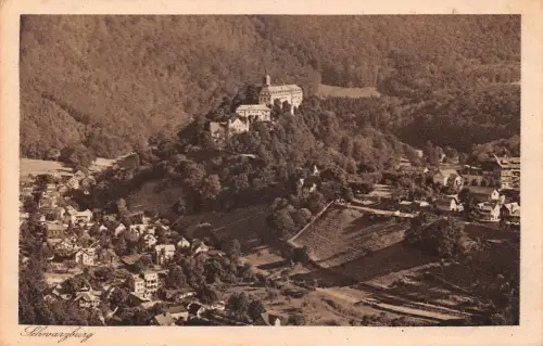 Schwarzburg (Thür.Wald) Blick vom Trippstein ngl 184.918