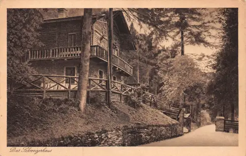 Schwarzburg (Thür.Wald) Das Schweizerhaus ngl 184.916