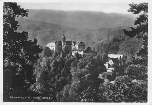 Schwarzburg (Thür.Wald) Schloß gl1932 184.936
