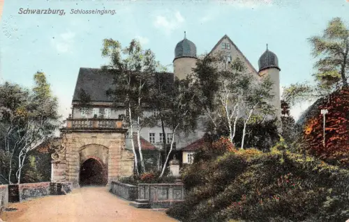 Schwarzburg (Thür.Wald) Schloßeingang ngl 184.922
